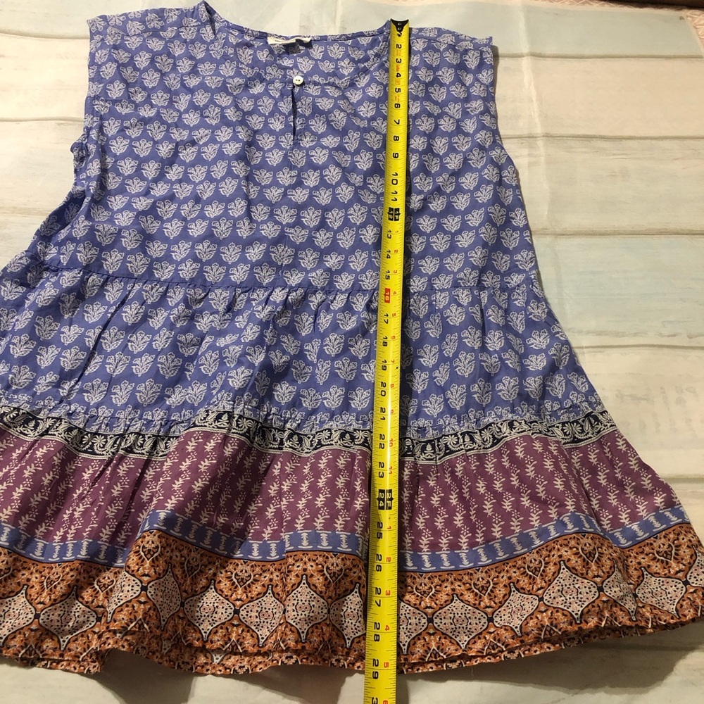 ❌Beachlunchlounge Sleeveless Top Summer Lightweight Multi Pattern Size Medium - Picture 6 of 10